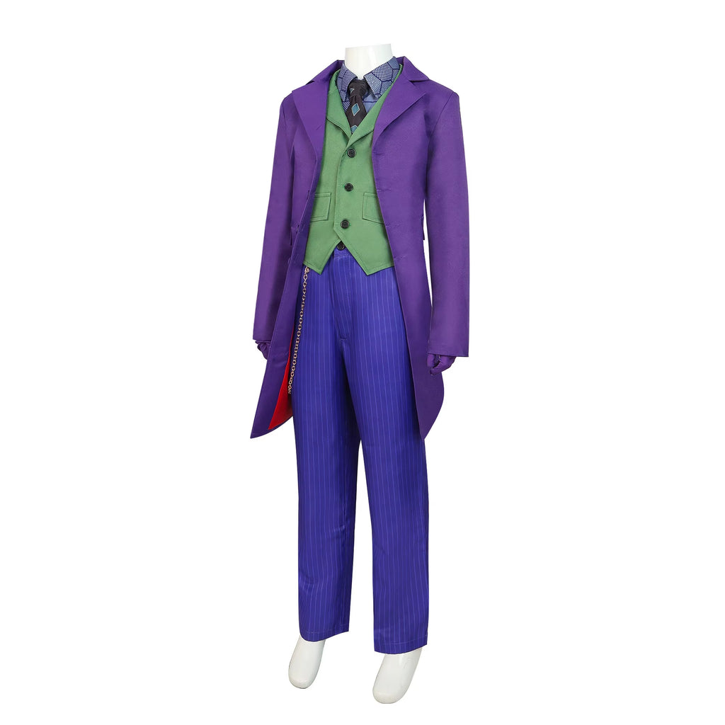 Joker Children'S Cosplay Costume Halloween Costume Children'S Clown Cosplay Costume