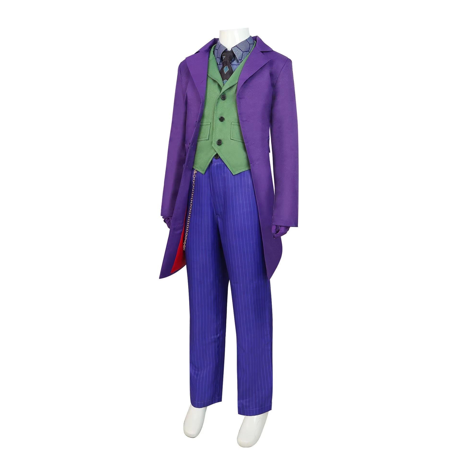 Joker Children'S Cosplay Costume Halloween Costume Children'S Clown Cosplay Costume
