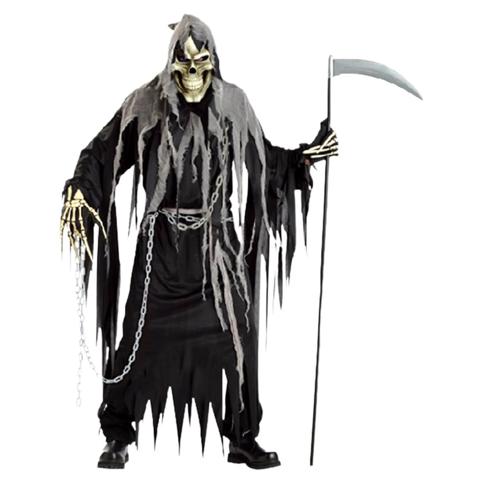 Halloween Skeleton Ghost Cosplay Costume Adult Horror Death God Costume Cosplay Robe Costume Cosplay Fancy Costume