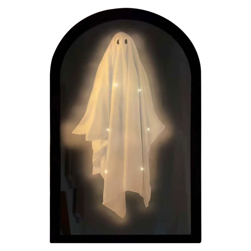 Halloween Ghost Mirrors Pranks Decorative Cute Halloween Spooky Halloween Holograms Ghost Mirrors Night Lights Halloween Decor