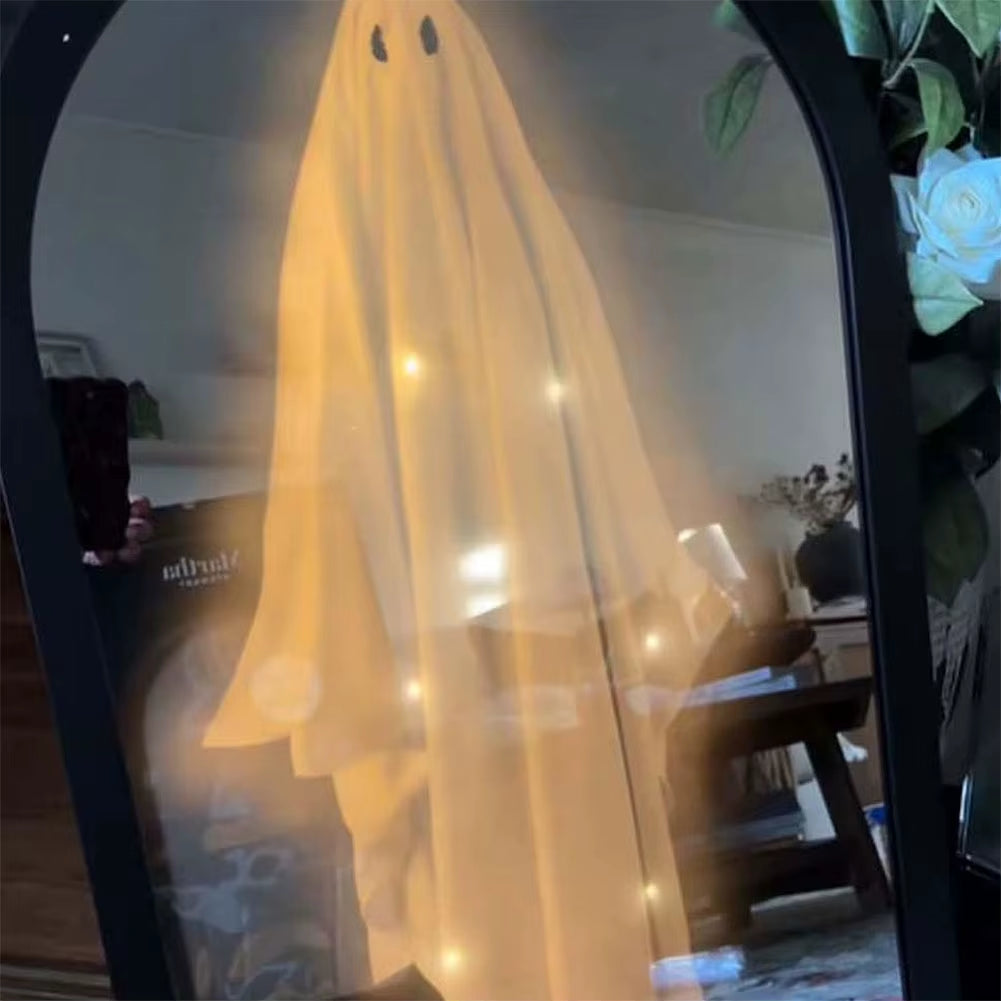 Halloween Ghost Mirrors Pranks Decorative Cute Halloween Spooky Halloween Holograms Ghost Mirrors Night Lights Halloween Decor
